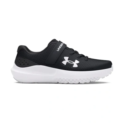 Afbeelding van Under Armour UA BPS Surge 4 AC Hardloopschoenen voor jongens, zwart/antraciet/wit
