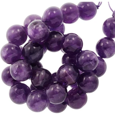 Afbeelding van Amethyst Kralen (12 mm) 16 Stuks