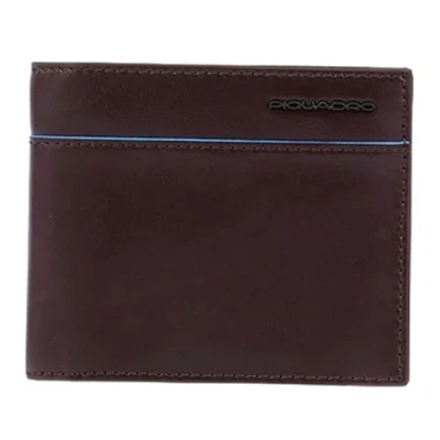 Afbeelding van PIQUADRO Kaarthoes Blue Square Revamp Men Wallet RFID Mogano Donkerbruin