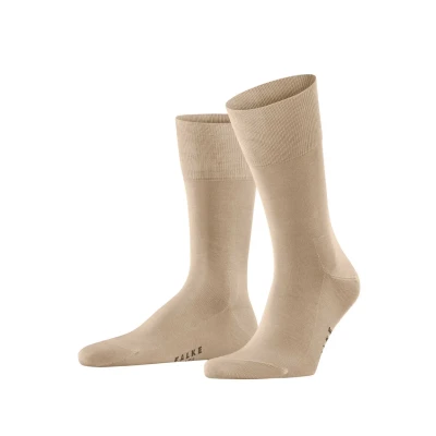 Afbeelding van Falke heren Tiago sokken in katoenblend de kleur Khaki, maat: 41/42