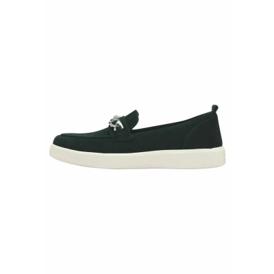 Afbeelding van Tamaris Instappers, Dames, Maat: 36, Navy suede Leer/ synthetisch