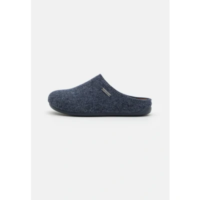 Afbeelding van Shepherd JON Pantoffels, Heren, Maat: 41, Navy Wol