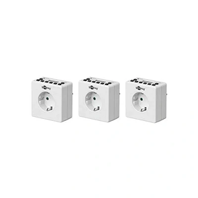 Afbeelding van Goobay compacte tijdschakelklok set van 3 stuks digitaal (10 programma&#039;s per week) voor binnen / wit