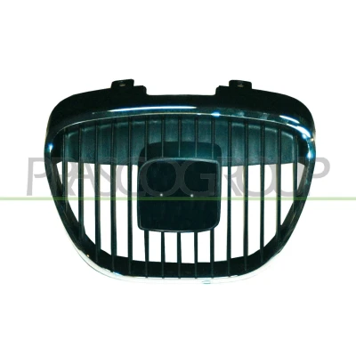 Afbeelding van PRASCO Premium ST0332011 Grille Auto Middenste deel Verchroomd Chroom/zwart SEAT: Ibiza 3, Córdoba II Saloon