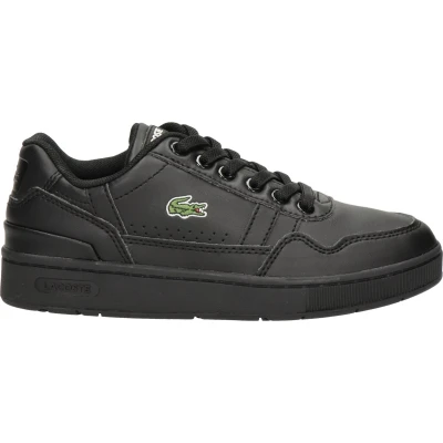 Afbeelding van Lacoste Tclip Unisex Sneakers laag voor kinderen, Maat: 30, Black Pu