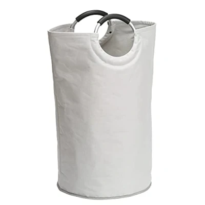 Afbeelding van WENKO Jumbo Stone Wasmand/boodschappentas multifunctionele tas, flessenzak Inhoud: 69 l, polyester, 38 x 72 cm, beige