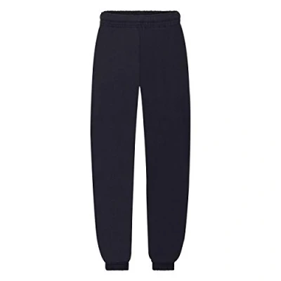 Afbeelding van Fruit Of The Loom Unisex Kinder Joggingbroek / Voor Kinderen (Donker Marine) Maat 140