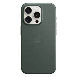Afbeelding van Apple iPhone 15 Pro FineWoven Back Cover MagSafe Evergreen