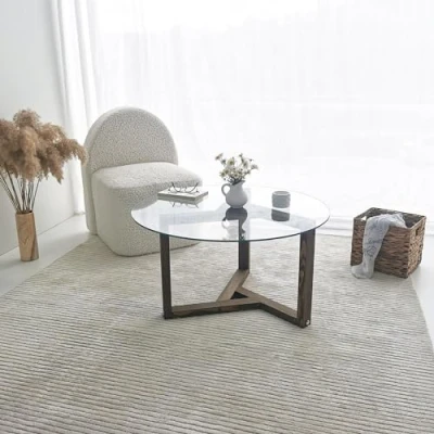 Afbeelding van Emob Salontafel Bruin 75x75x40 cm