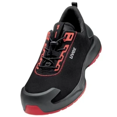 Afbeelding van uvex S3L PUR W11 6803241 Lage veiligheidsschoenen Schoenmaat (EU): 41 Zwart, Rood 1 paar