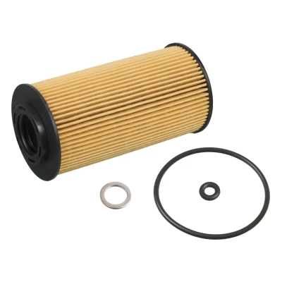 Afbeelding van FEBI BILSTEIN 184391 Oliefilter Met afdichtring Filter insert HYUNDAI: Getz, i30 I Hatchback, i10 I, KIA: cee‘d Picanto Estate