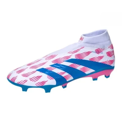 Afbeelding van adidas Performance Predator League Laceless FIRM Ground Voetbalschoenen met kunststof noppen, Heren, Maat: 46 2/3 Textiel/ synthetisch