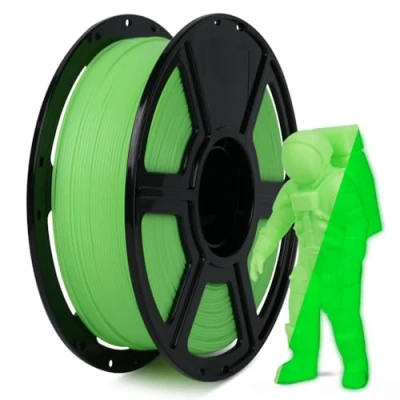Afbeelding van FLASHFORGE Snel PLA filament 1,75 mm, 3D printerfilament met hoge snelheid en lichtgroene max. 500 mm/s, helderheid langdurig lichteffect