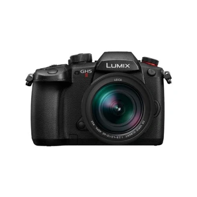 Image de Appareil photo hybride Panasonic Lumix GH5 Mark II + Leica DG Vario Elmarit 12 60mm f/2.8 4.0 ASPH O.I.S Noir