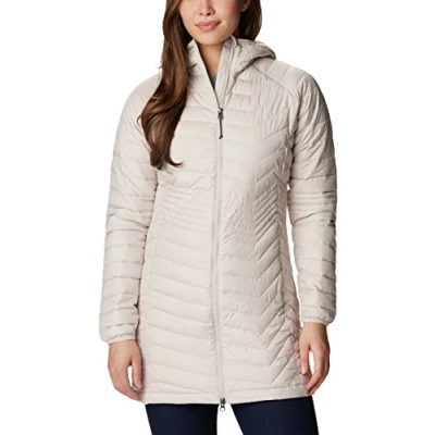 Afbeelding van Columbia Powder Lite™ Jacket Dames Jas Gewatteerde tussenjas Maat XS Bruin
