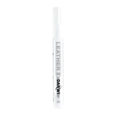 Afbeelding van Darwi DA0420013010C een marker voor leer kleur wit punt 2 mm 6 ml LEATHER zacht creatieve vrije tijd handmatige activiteit doe het zelf