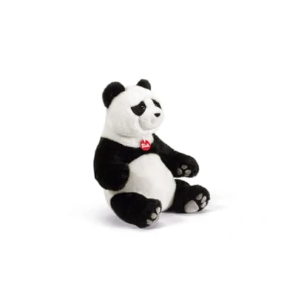 Afbeelding van Trudi Classic knuffel Panda Kevin Groot 38 cm Hoge kwaliteit pluche Knuffeldier voor jongens en meisjes Zwart Wit 30x38x23 maat L