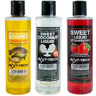 Afbeelding van Bait Tech Liquid Booster (250ml) Smaak : Scopex