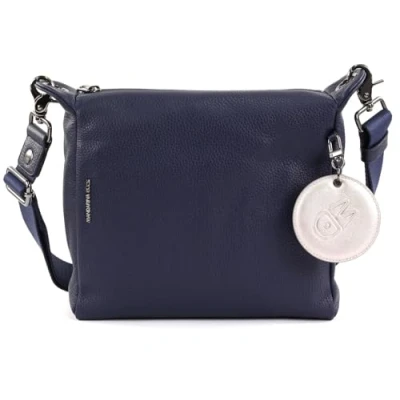 Afbeelding van Mandarina Duck Mellow Leather Schoudertas voor dames, Blauw (jurk blauw)