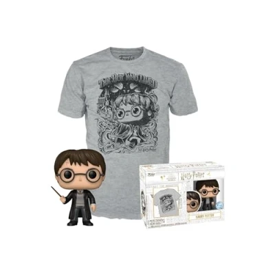Afbeelding van Funko Pop! Movies: Harry Potter Tee Box #162 Metallic Effect Maat XL