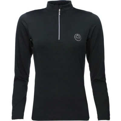 Afbeelding van Montar Shirt Everly Crystal Logo Lange Mouwen Zwart XS