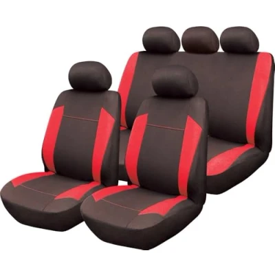 Afbeelding van START ALPHA 9999 Stoelhoes zwart, rood voor en achter
