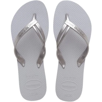 Afbeelding van Havaianas Elegance teenslippers voor dames, grijs.