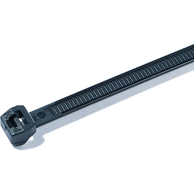Afbeelding van HellermannTyton 118 00066 T120ROS PA66HS BK Kabelbinder Zwart 100 stuk(s)