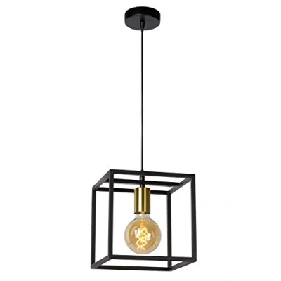 Afbeelding van Lucide RUBEN Hanglamp 1xE27 Zwart
