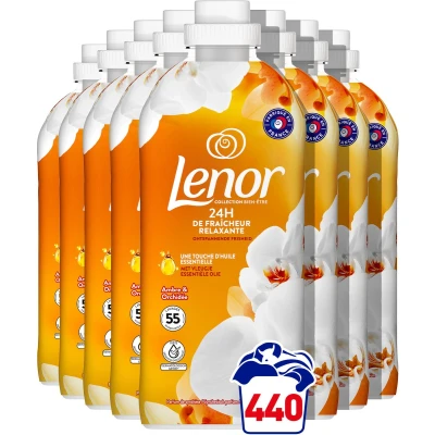 Afbeelding van Lenor Wasverzachter Amber &amp; Orchidee 8 x 55 Wasbeurten