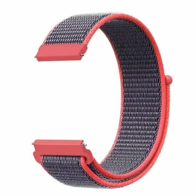 Afbeelding van Garmin Vivomove 3 / HR Luxe Sport Style Trend Loop nylon bandje Magenta