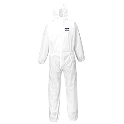 Afbeelding van Biztex Coverall SMS 55 g (50 stuks) kleur: wit Talla: 4XL