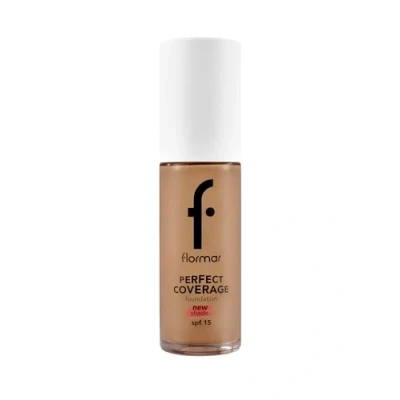Afbeelding van Flormar Perfect Coverage Fond de teint 135 Hazel liquide à haut pouvoir couvrant et SPF15 Maquillage hydratant longue durée pour peaux sèches matures Np