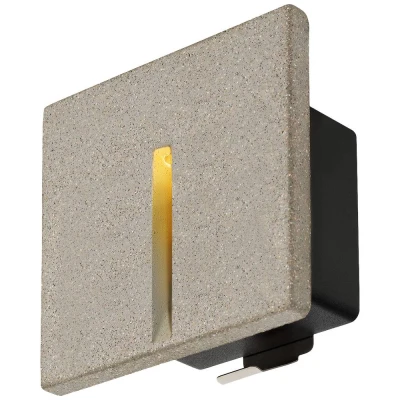 Afbeelding van SLV CONCRETO 1006407 LED wandinbouwlamp 3.2 W Grijs