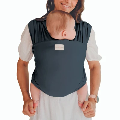 Afbeelding van Babylonia draagdoek Tricot Slen Jeansblauw