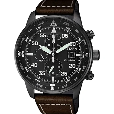 Afbeelding van Citizen Eco Drive chronograaf horloge voor heren, zwart., Armband