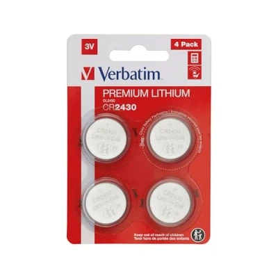 Image de Verbatim Batterie 4 x CR2430 Li