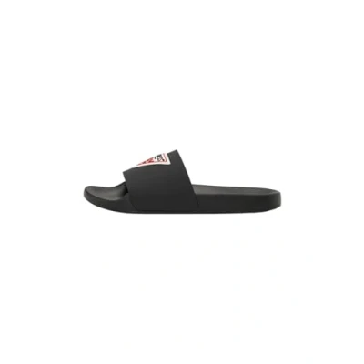 Afbeelding van Guess Tokyot Badslippers, Heren, Maat: 41, Black Kunststof
