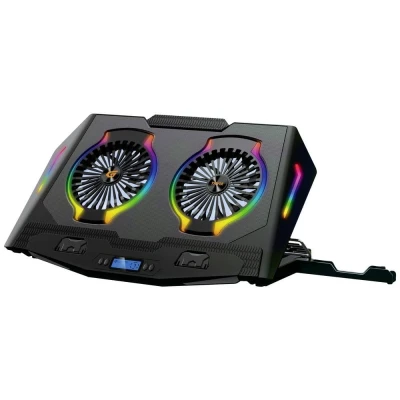 Afbeelding van Conceptronic THYIA ERGO Gaming Notebook Kühlständer mit 2 Lüftern Cooling pad voor laptop