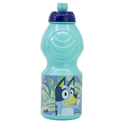 Afbeelding van Stor Bluey Waterfles voor kinderen, kunststof, 400 ml