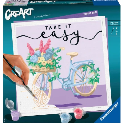 Afbeelding van Ravensburger CreArt Take It Easy Schilderen op nummer voor volwassenen Hobbypakket