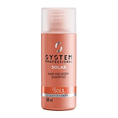 Afbeelding van System Professional Solar Hair &amp; Body shampoo SOL1 50 ml Normale vrouwen Voor Alle haartypes