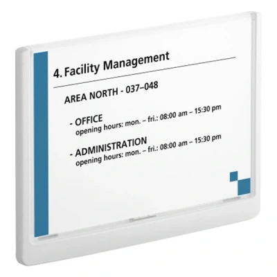 Image de Durable plaque de porte clic sign 148 x 210 mm