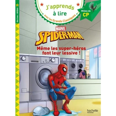 Image de Disney Marvel Spider Man Même les super héros font leur lessive, CP Niveau 2