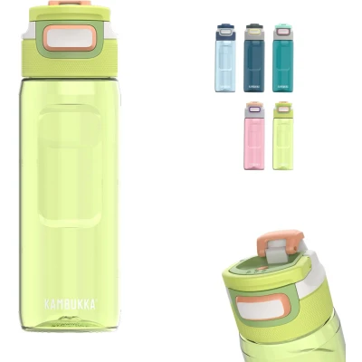 Afbeelding van Kambukka Elton drinkfles 750ml Fine Lime met 3 in 1 lid en makkelijke reiniging