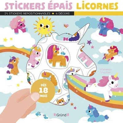 Image de Stickers épais Licornes