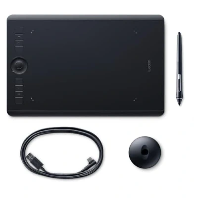 Afbeelding van Wacom Intuos Pro Grafische Tablet 5080 lpi 224 x 148 mm USB/Bluetooth Zwart