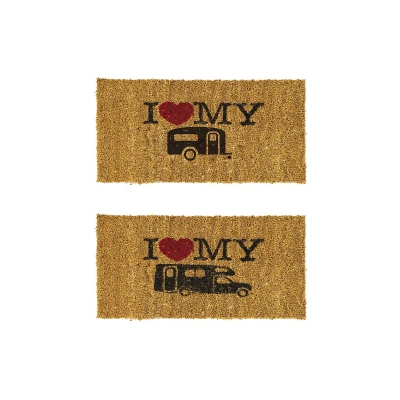 Afbeelding van Bo Camp Deurmat 100% kokosvezel Camper