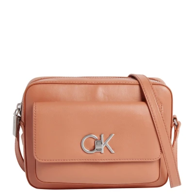 Afbeelding van Calvin Klein LOCK Camera FLAP Schoudertas, Dames, Maat: One Size, Autumn leaf