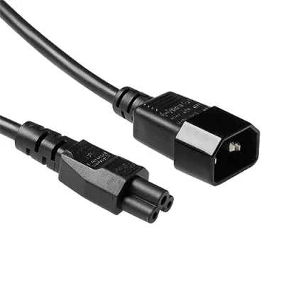Afbeelding van ACT AK5252 230V Stroomkabel C14/C5 Zwart 25 cm